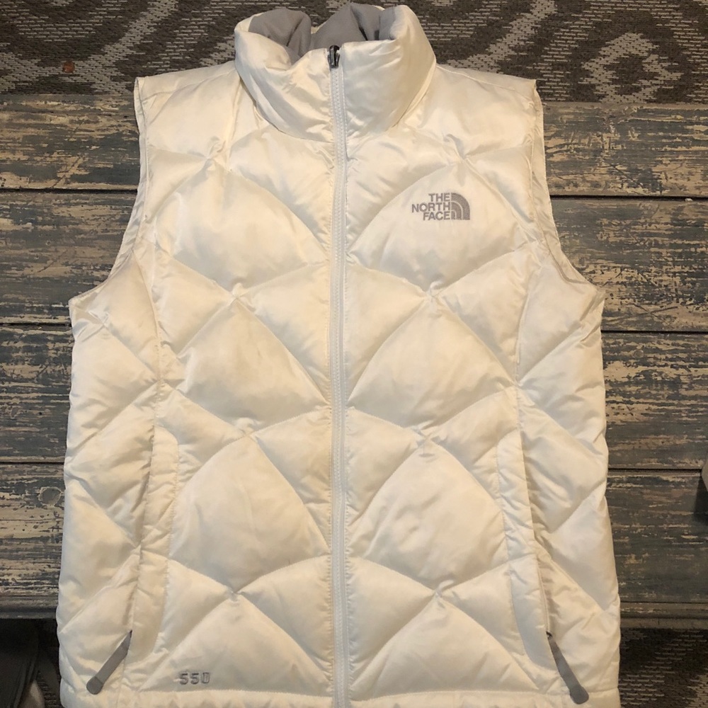 White North Face Vest
